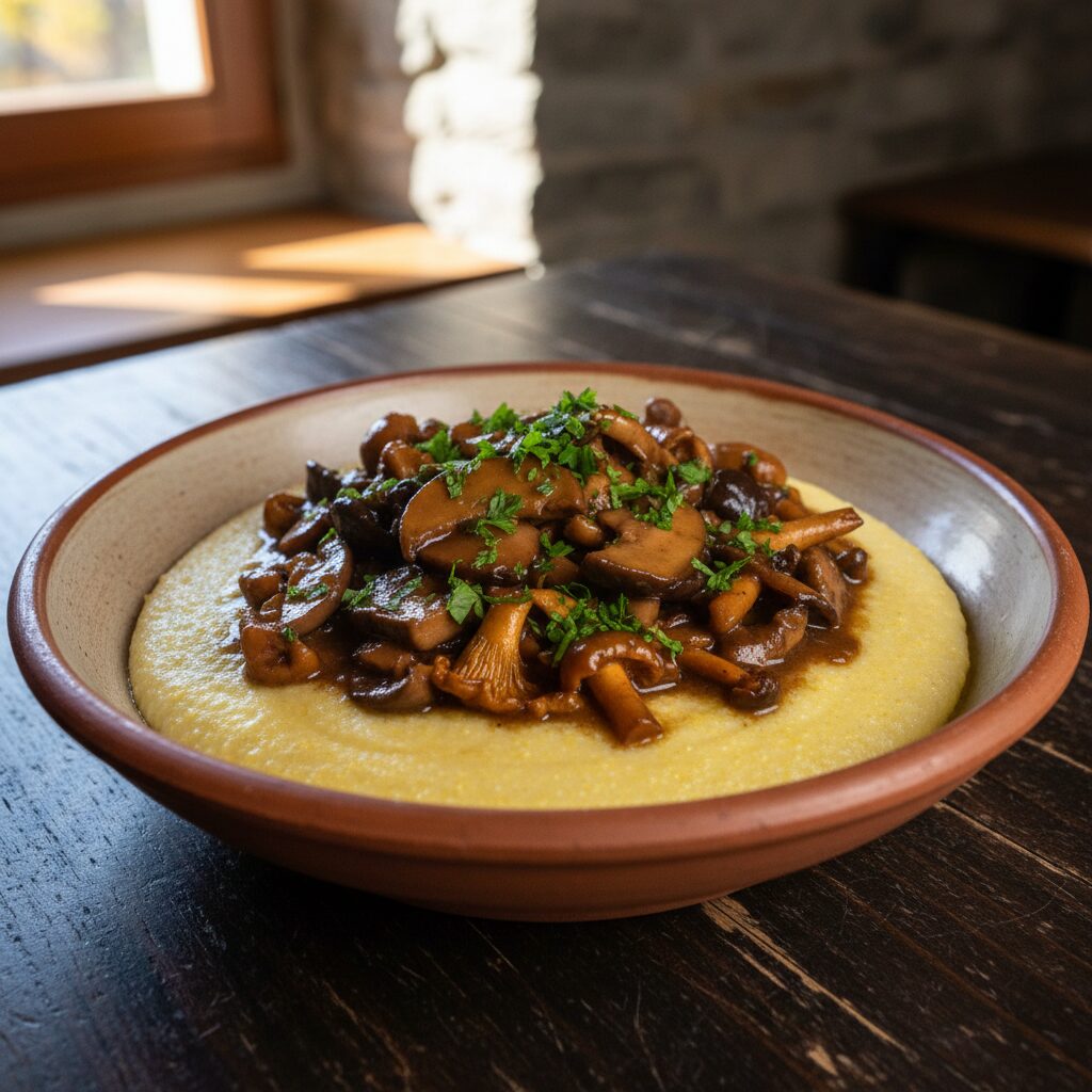 Polenta e Funghi — Piedmont, Italy