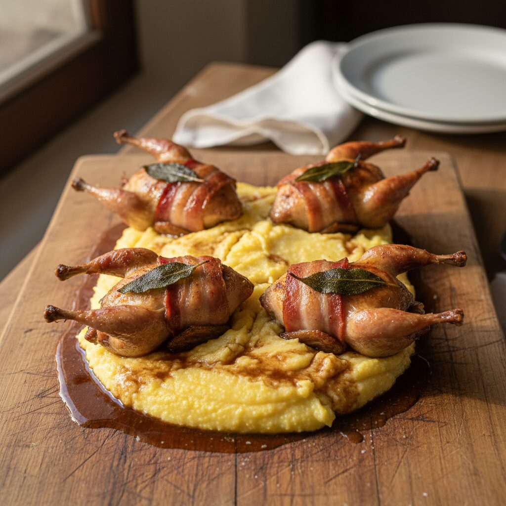 Polenta e Osei — Lombardy, Italy