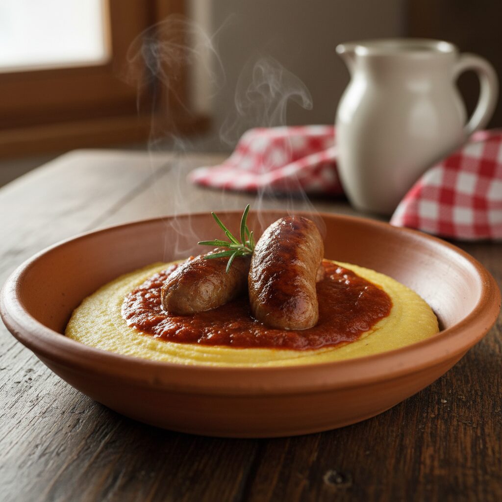 Polenta e Salsiccia — Aosta Valley, Italy