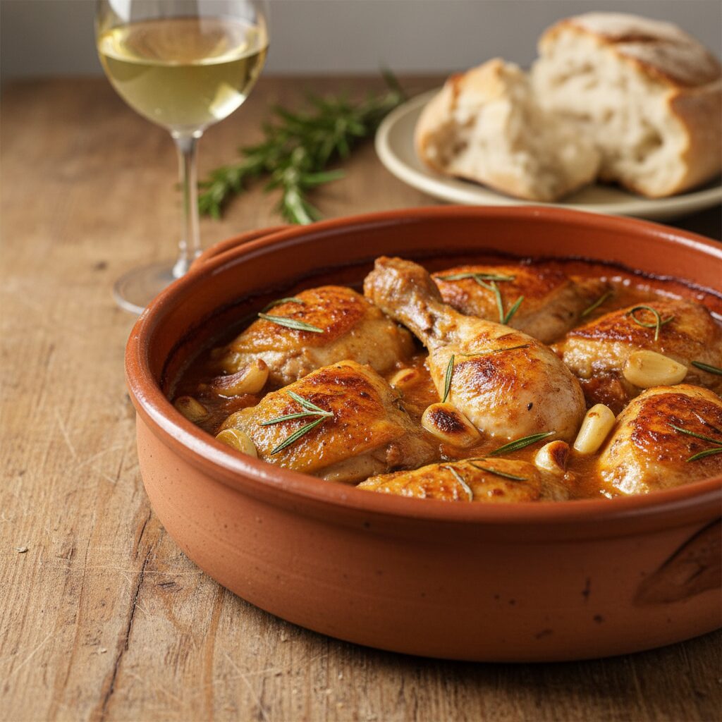 Pollo in Potacchio — Marche, Italy