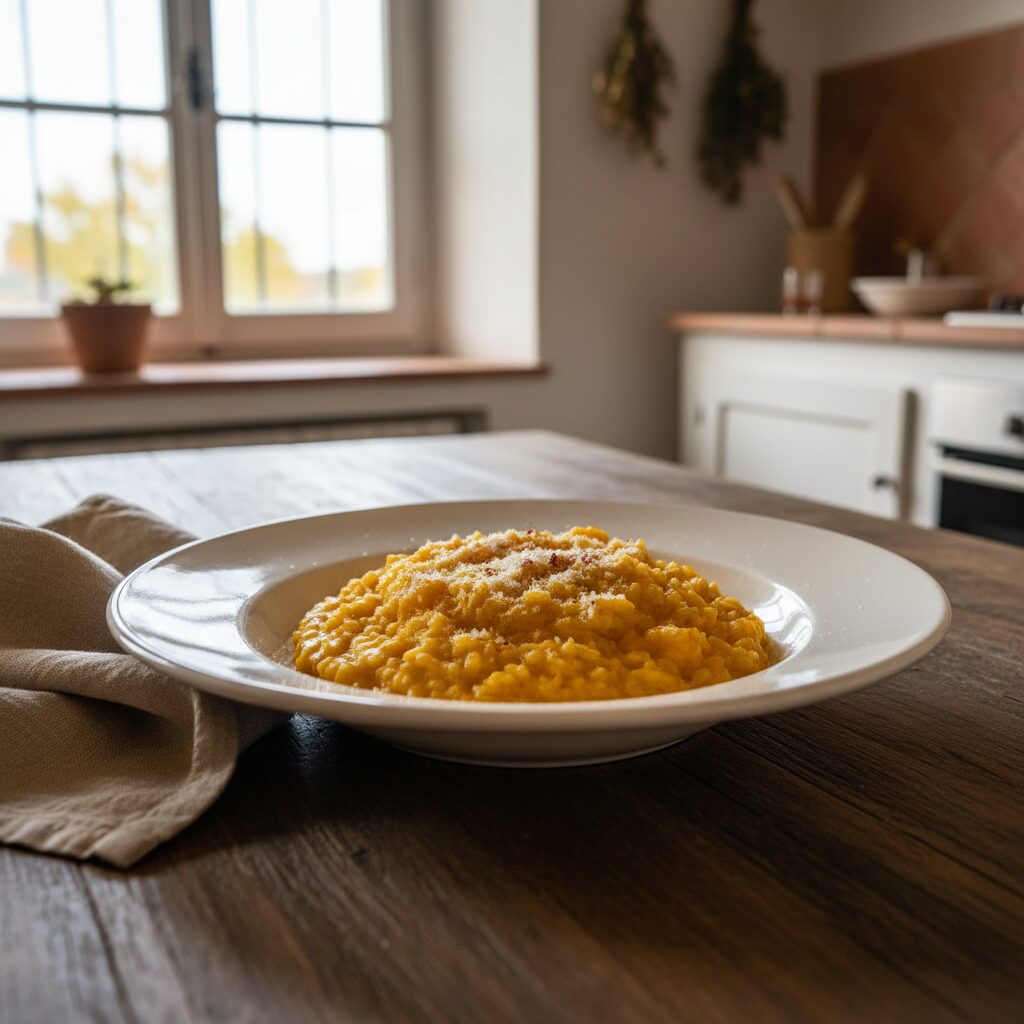 Risotto con la Zucca Mantovana — Lombardy, Italy