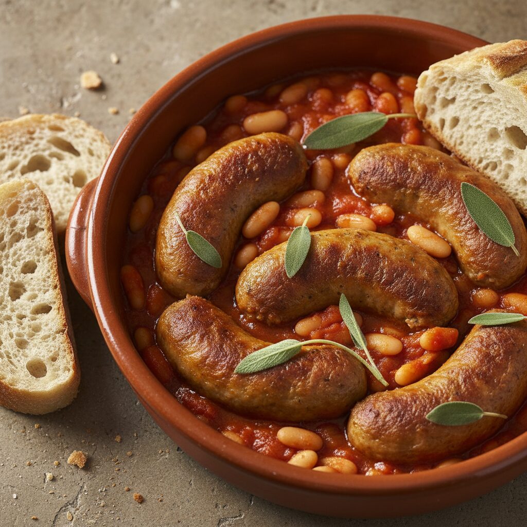 Salsicce e Fagioli all'Uccelletto Umbre โ Umbria, Italy