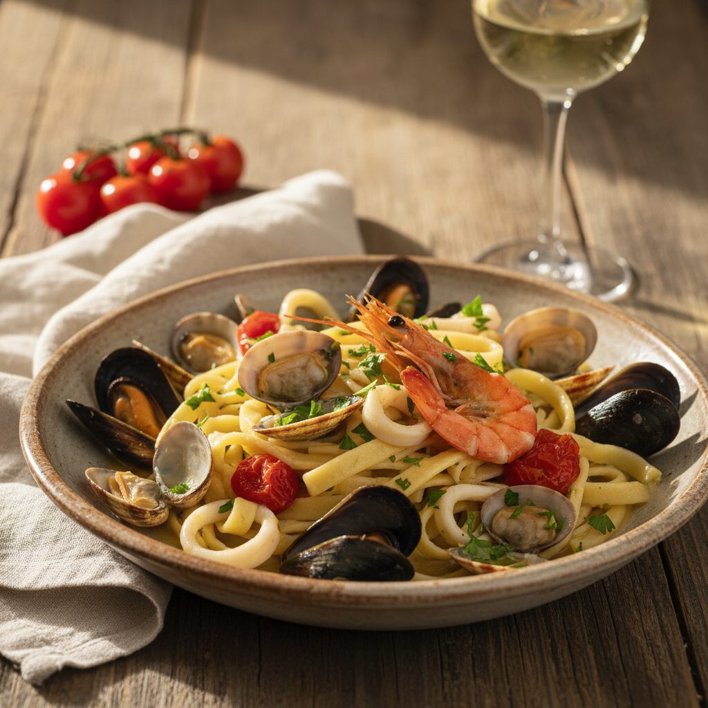 Scialatielli ai Frutti di Mare — Campania, Italy