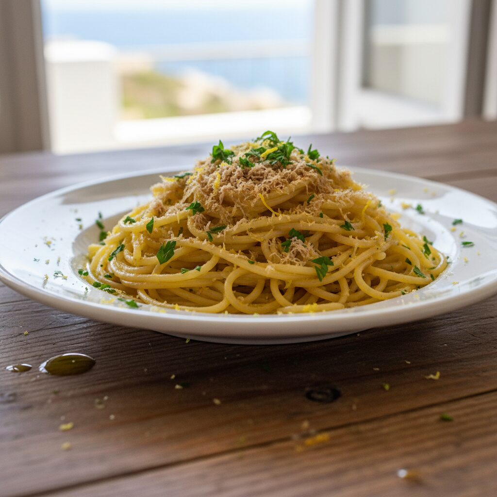 Spaghetti alla Bottarga — Sicily, Italy