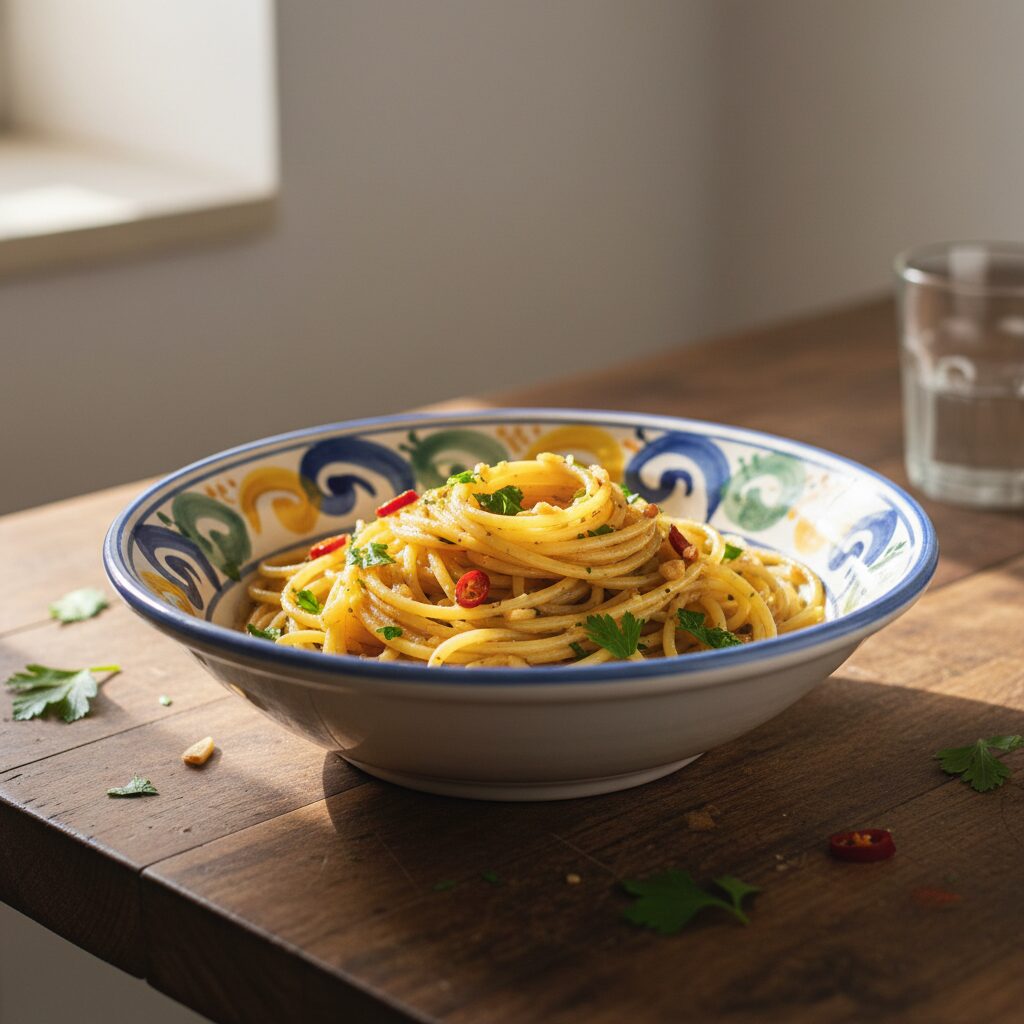 Spaghetti alla Colatura di Alici โ Campania, Italy