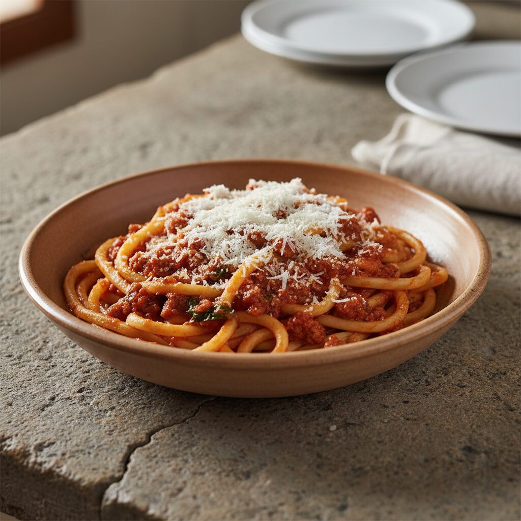 Strangozzi al Sugo di Salsiccia — Umbria, Italy