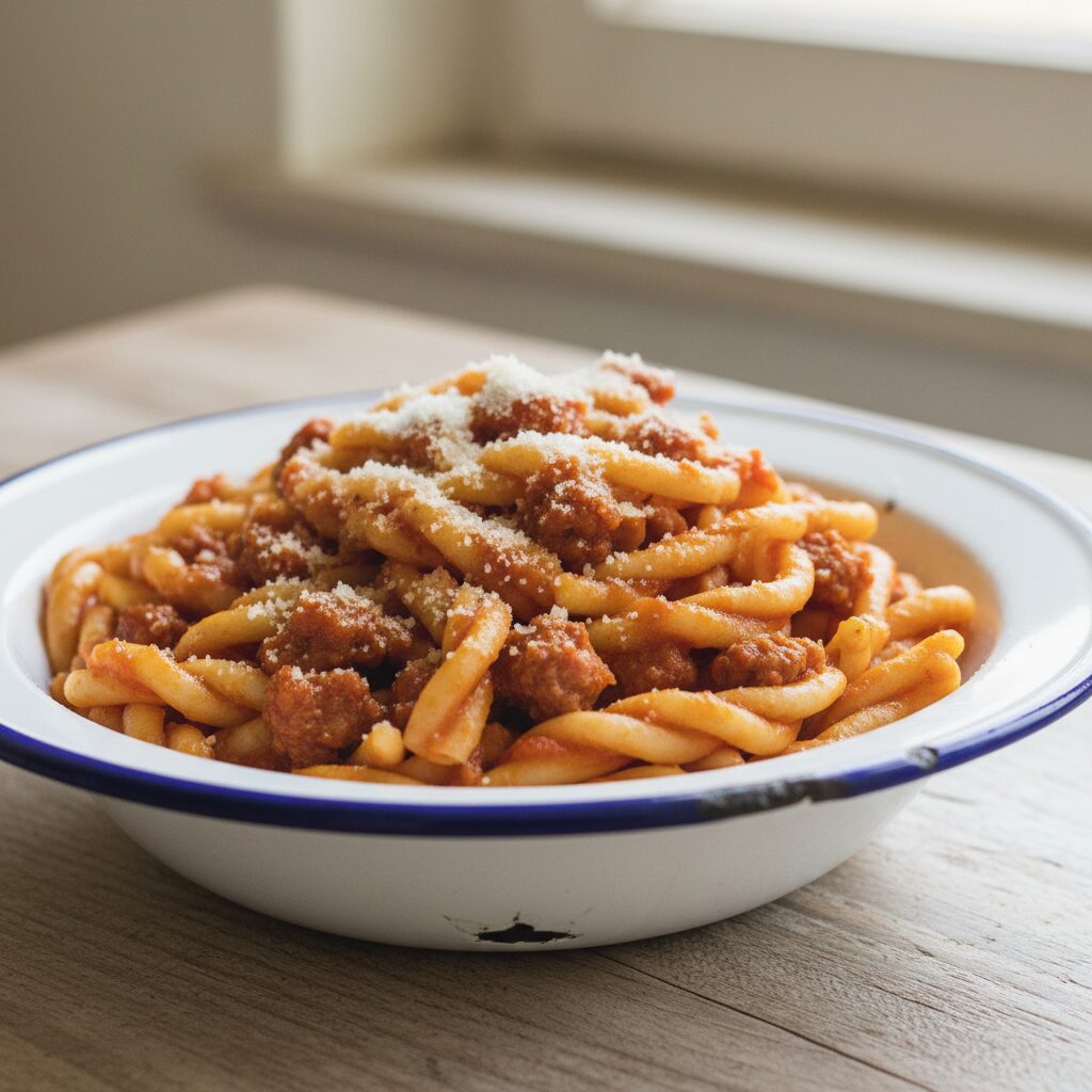 Strozzapreti alla Romagnola — Emilia-Romagna, Italy