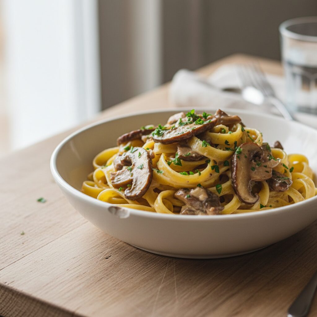 Tagliatelle ai Funghi Porcini — Emilia-Romagna, Italy
