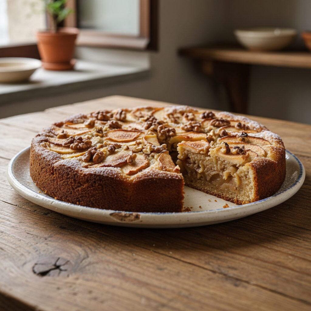Torta di Mele e Noci Valdostana — Aosta Valley, Italy