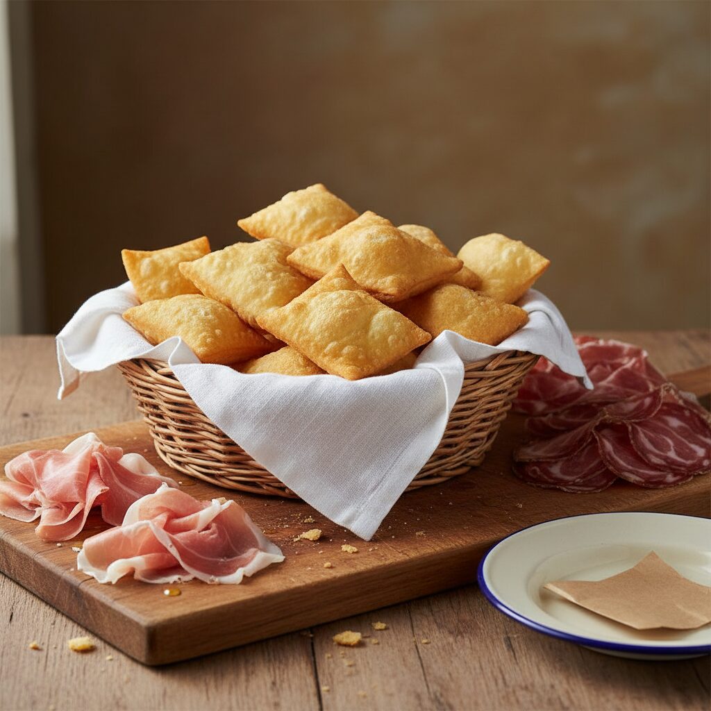 Torta Fritta con Salumi di Parma — Emilia-Romagna, Italy