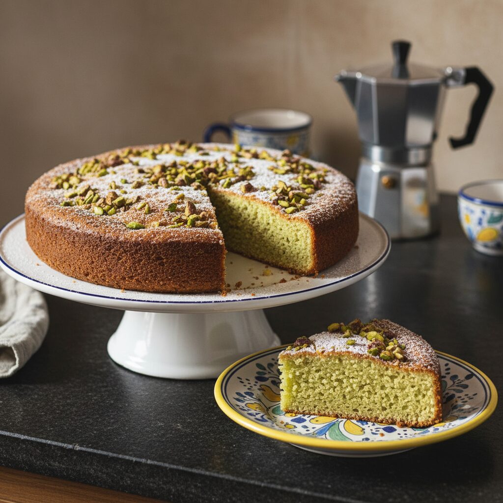 Torta al Pistacchio di Bronte — Sicily, Italy