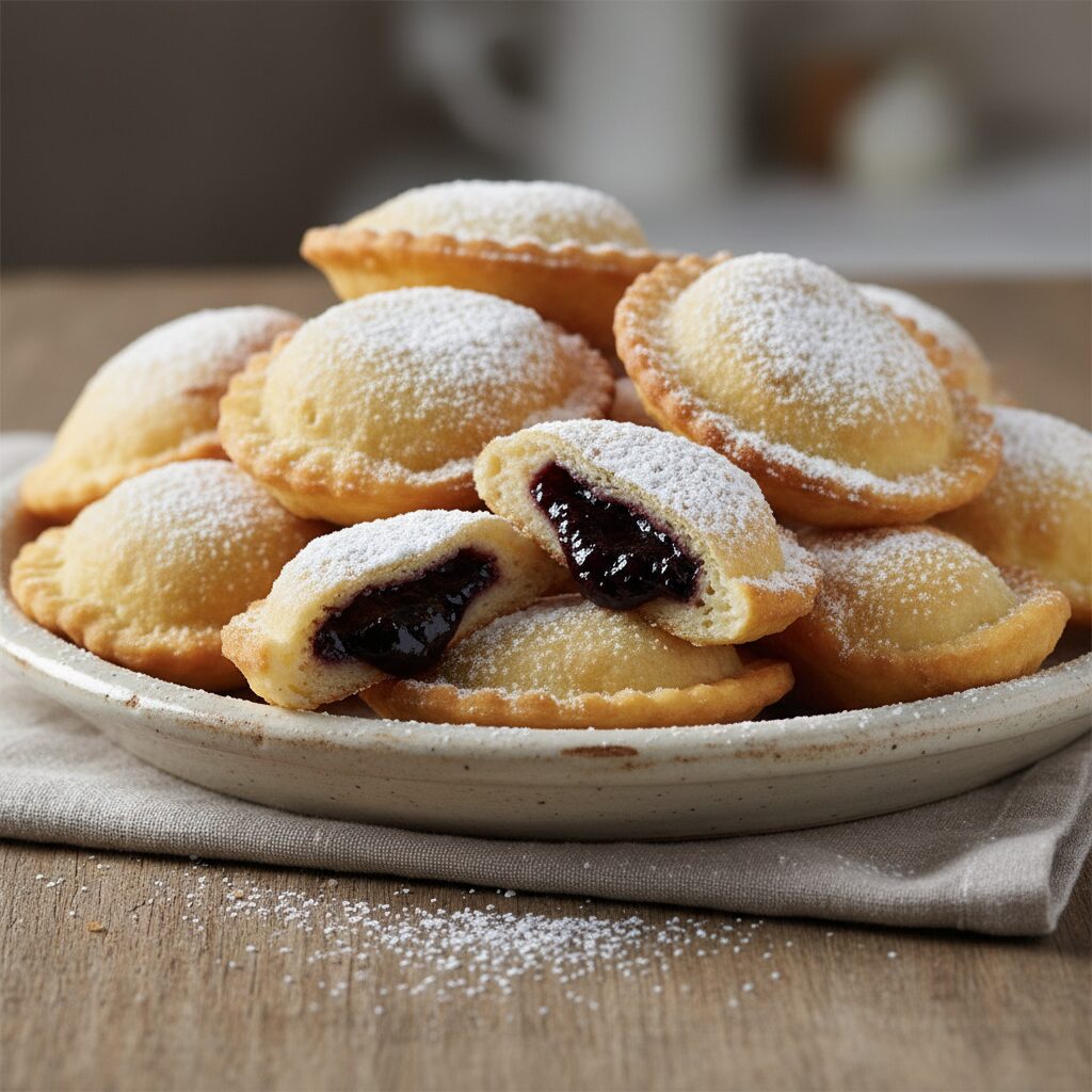 Tortelli Dolci di Carnevale — Emilia-Romagna, Italy