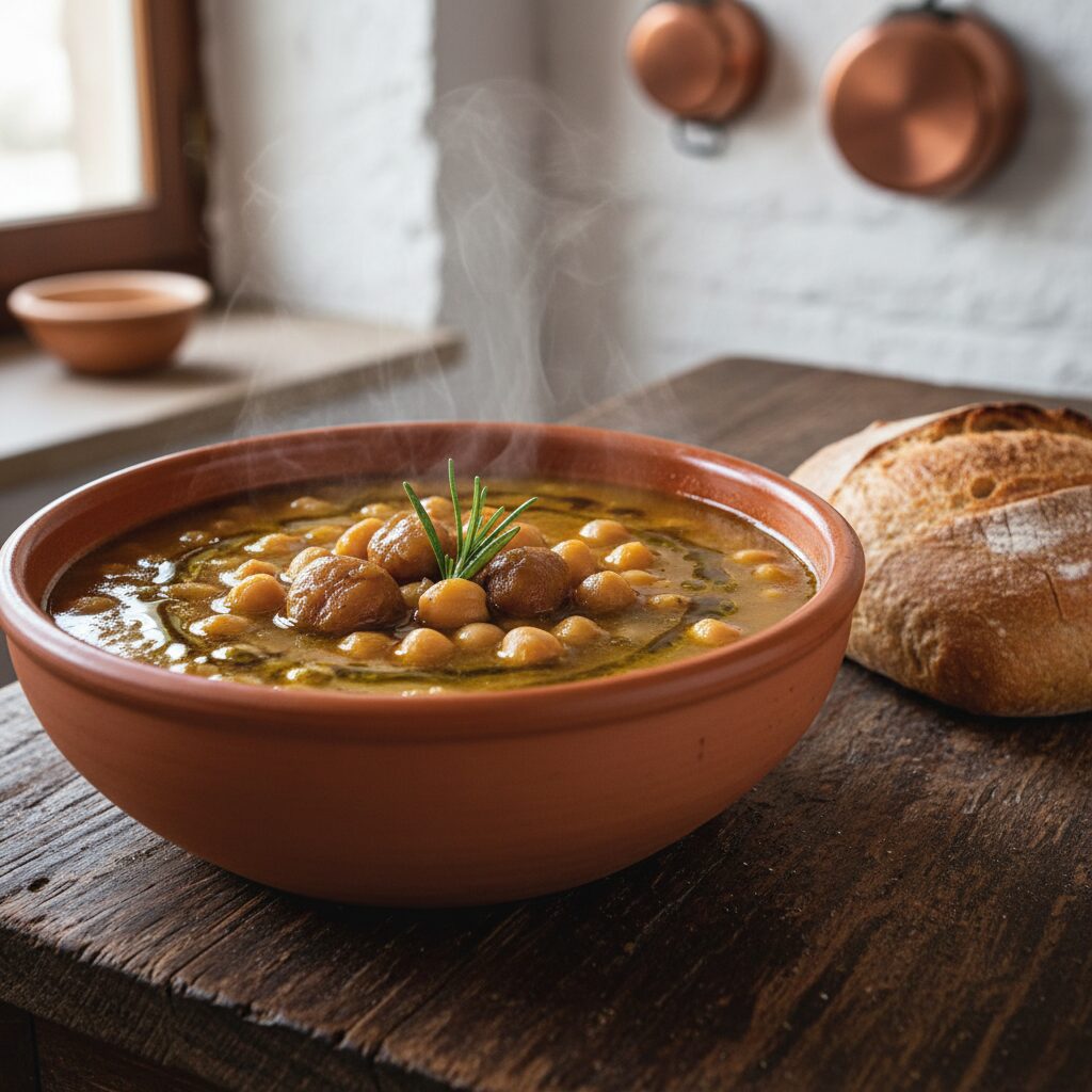 Zuppa di Ceci e Castagne โ Marche, Italy