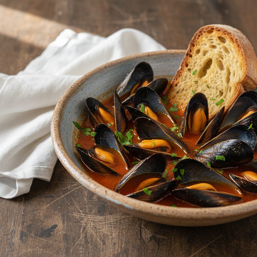Zuppa di Cozze Napoletana — Campania, Italy