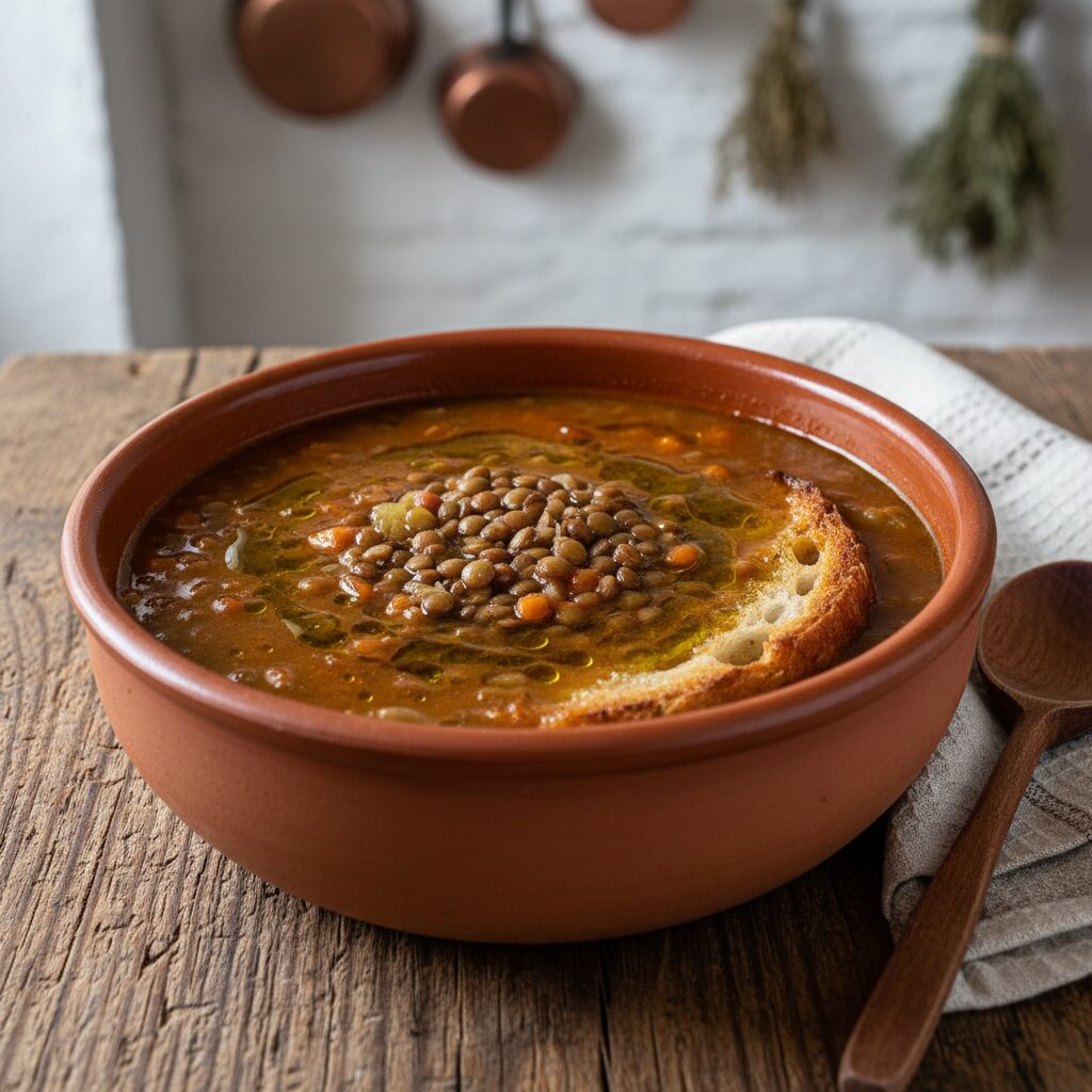 Zuppa di Lenticchie di Capracotta — Molise, Italy