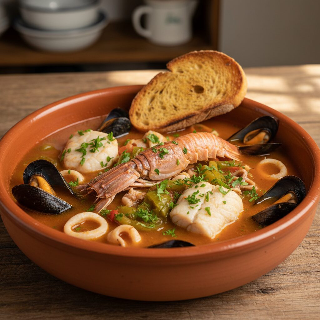 Zuppa di Pesce alla Termolese — Molise, Italy