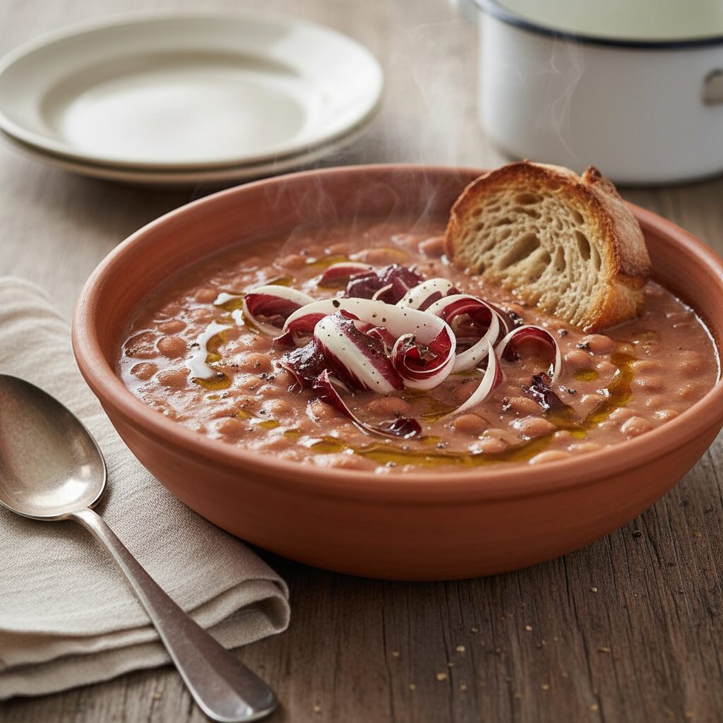 Zuppa di Radicchio e Fagioli โ Veneto, Italy