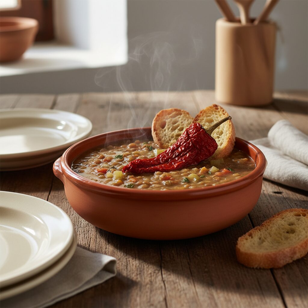Zuppa di Lenticchie Lucana — Basilicata, Italy