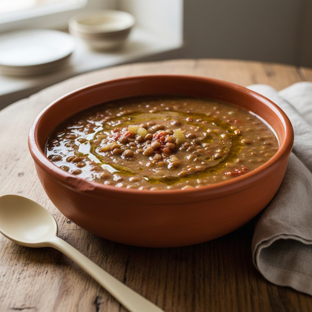 Zuppa di Lenticchie di Onano — Lazio, Italy