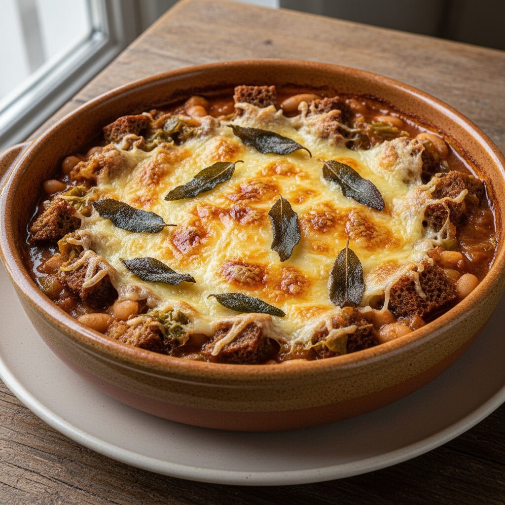 Zuppa Valdostana di Fagioli — Aosta Valley, Italy