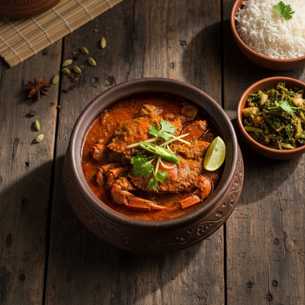 Malto Style Kankda Jhor (Crab Curry) — Jharkhand, India