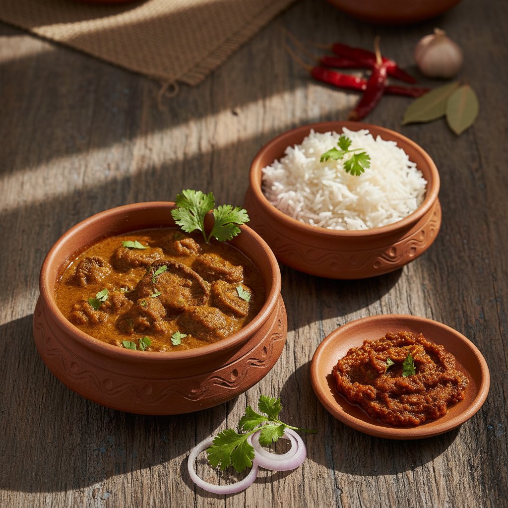 Rugra Curry (Wild Mushroom Curry) โ Jharkhand, India