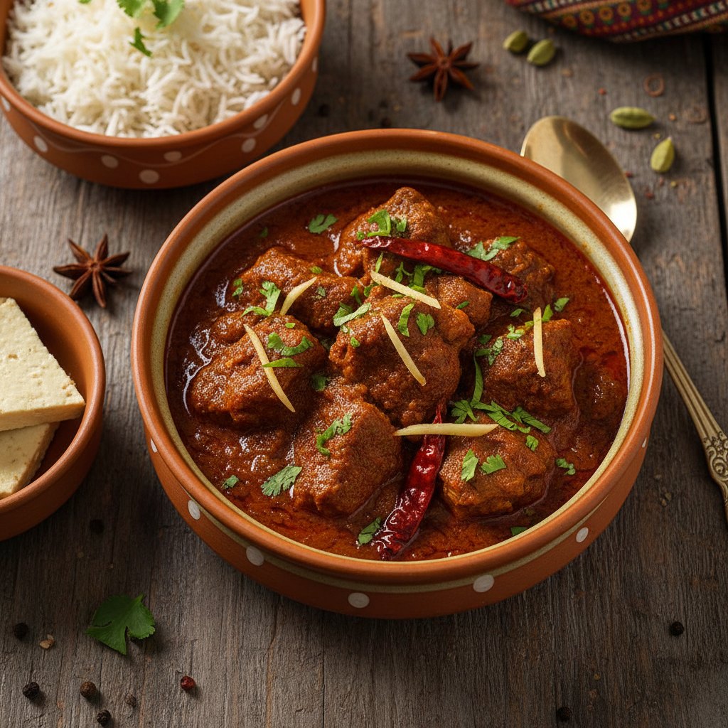 Dogra Khatta Meat — Jammu and Kashmir, India