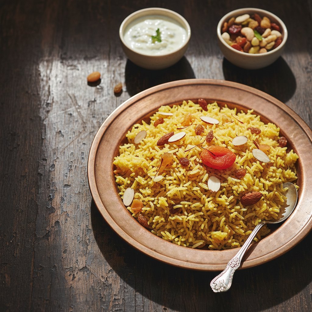 Kashmiri Modur Pulao — Jammu and Kashmir, India
