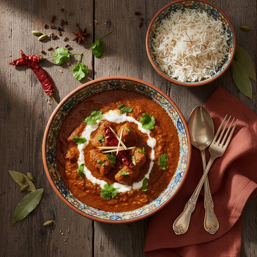 Kashmiri Rogan Josh โ Jammu and Kashmir, India