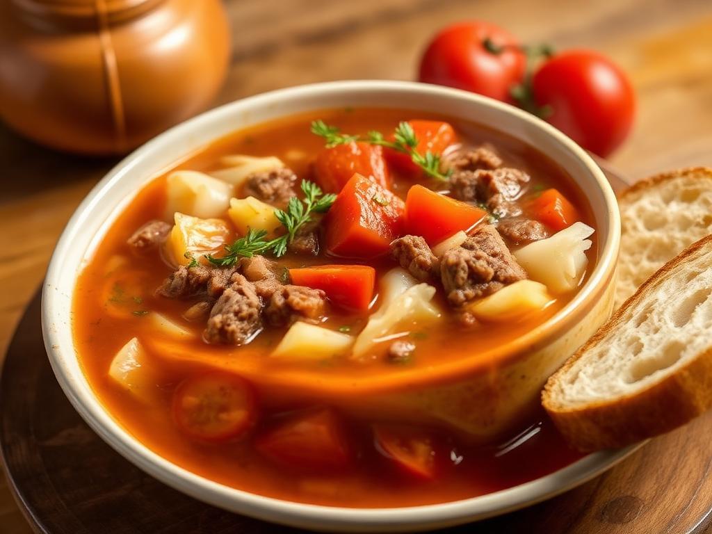 Kansas Cabbage and Beef Soup — Kansas, United States