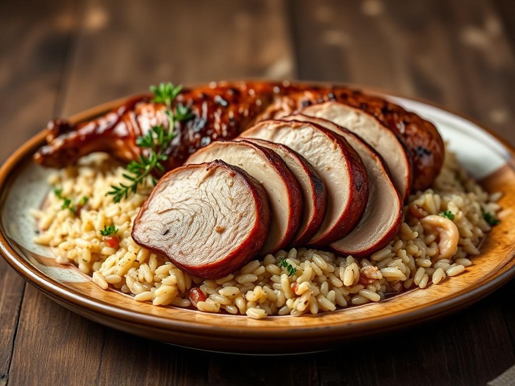 Kansas Pheasant with Wild Rice β Kansas, United States