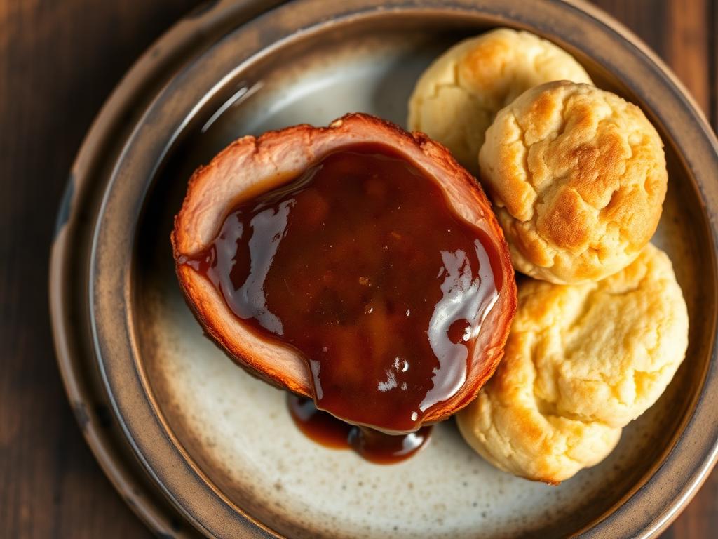 Kentucky Fried Country Ham with Redeye Gravy โ Kentucky, United States