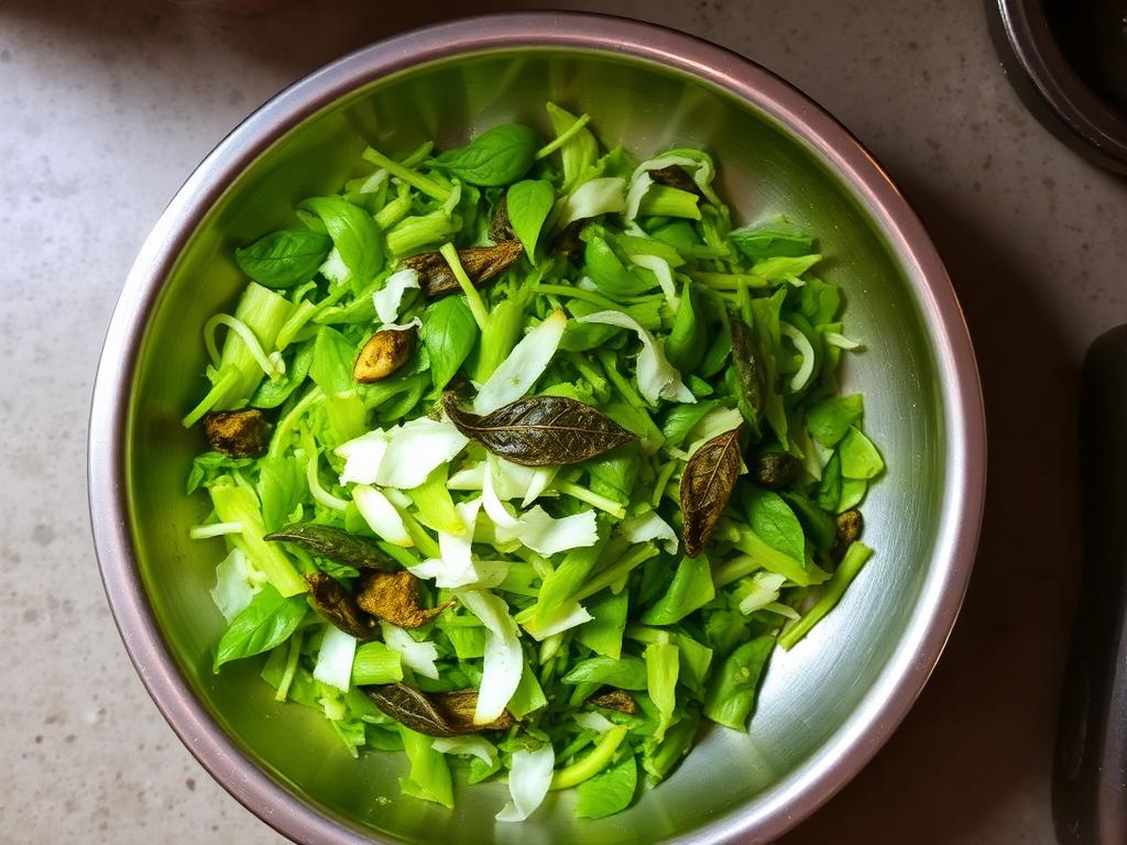 Cheera Thoran (Spinach and Coconut Stir-Fry) — Kerala, India