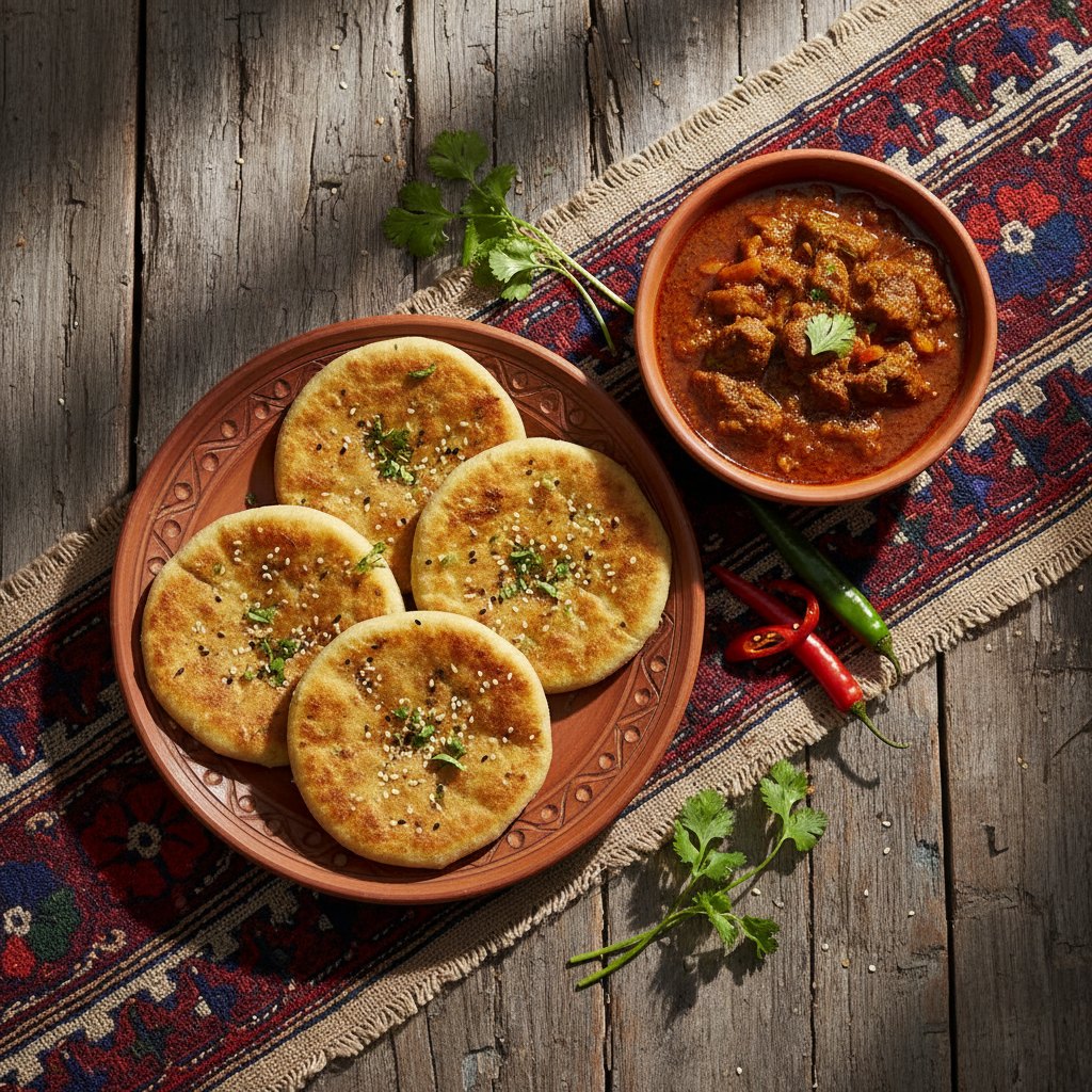 Ladakhi Kargil-Style Balti Kulchi — Ladakh, India