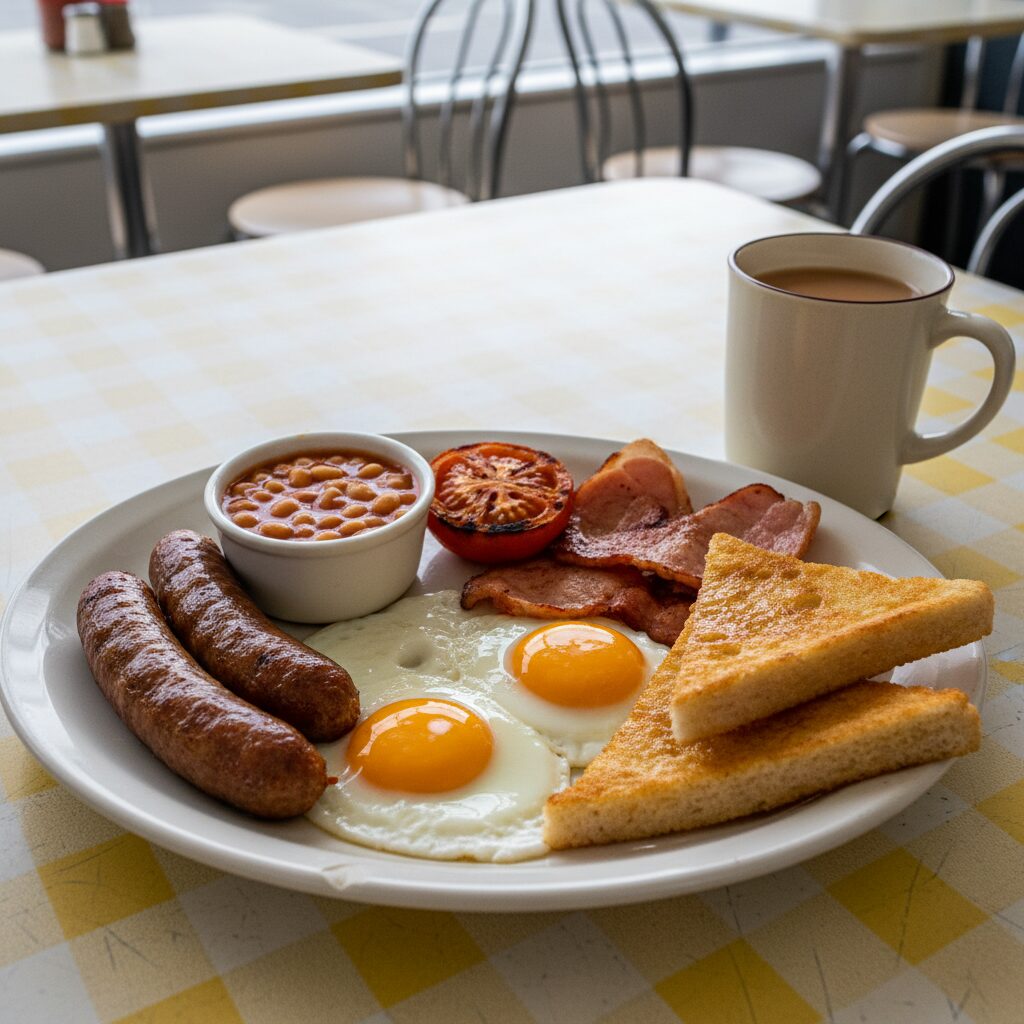 Full English Breakfast, London Caff Style — London, United Kingdom