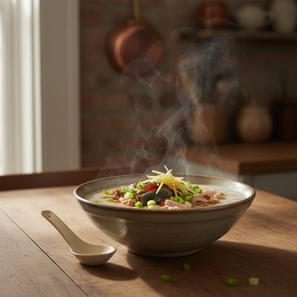 Cantonese Congee with Century Egg β London, United Kingdom