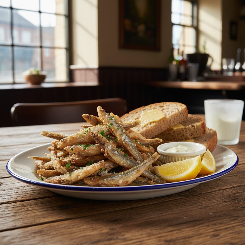 Whitebait, Greenwich Style โ London, United Kingdom