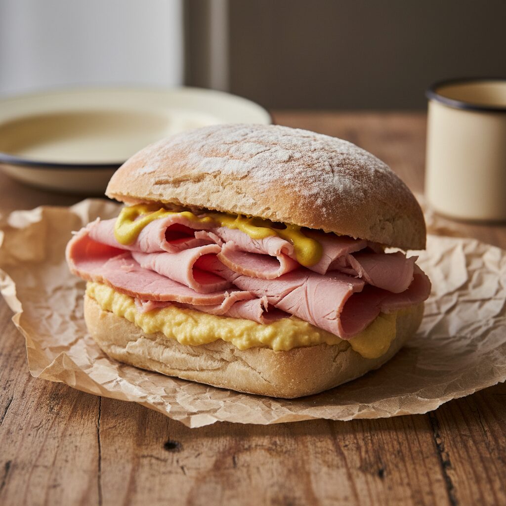 Pease Pudding and Ham Roll, London Market Style — London, United Kingdom