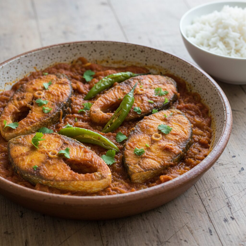 Bangladeshi Fish Bhuna with Rui β London, United Kingdom