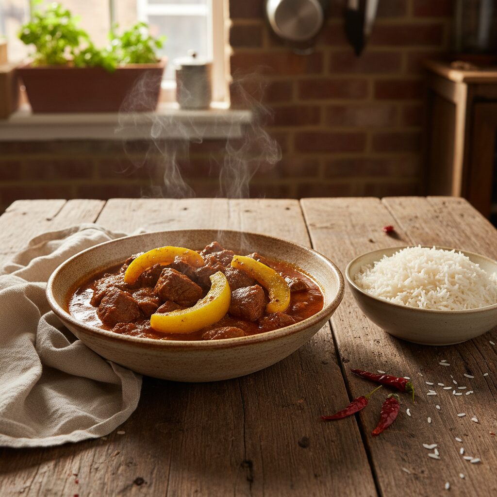 Sylheti Shatkora Beef Curry โ London, United Kingdom