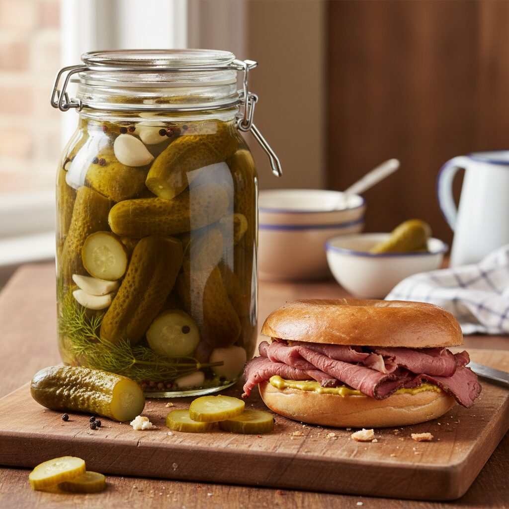 London Salt Beef Bagel Shop Pickles β London, United Kingdom