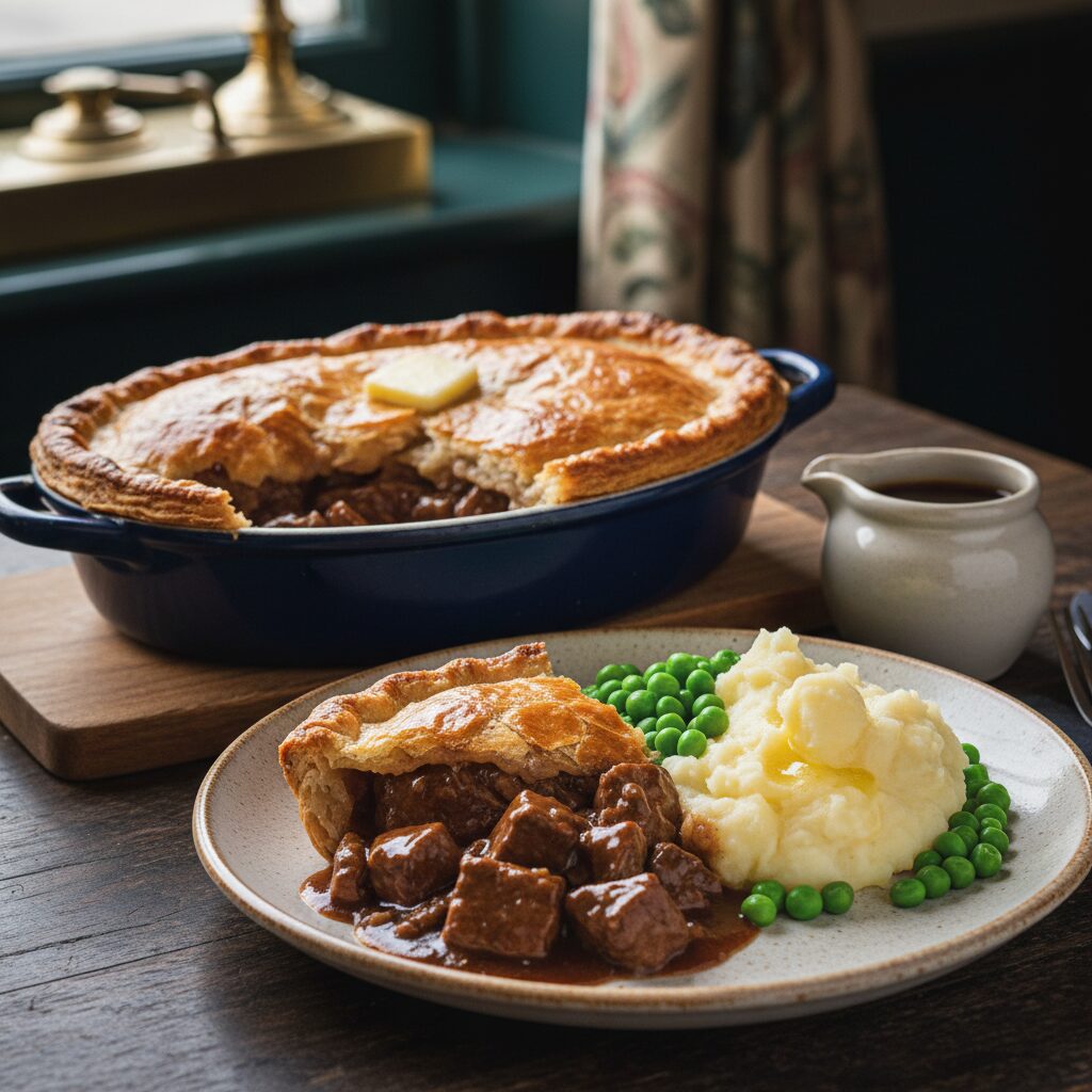 Traditional London Steak and Ale Pie — London, United Kingdom