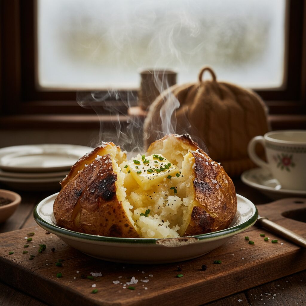 Hot Baked Potato from the Street Ovens — London, United Kingdom