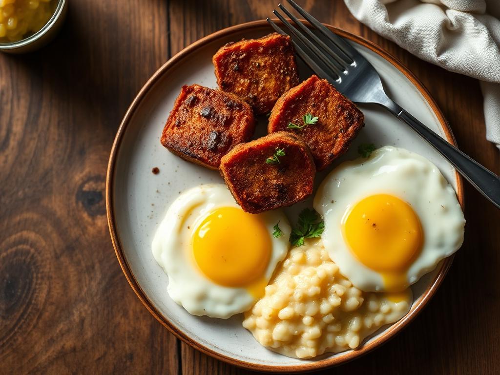 Livermush Breakfast Plate — North Carolina, United States