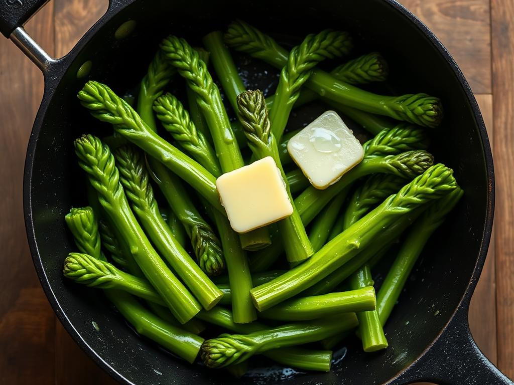 Fiddlehead Ferns Sautéed with Butter — Maine, United States