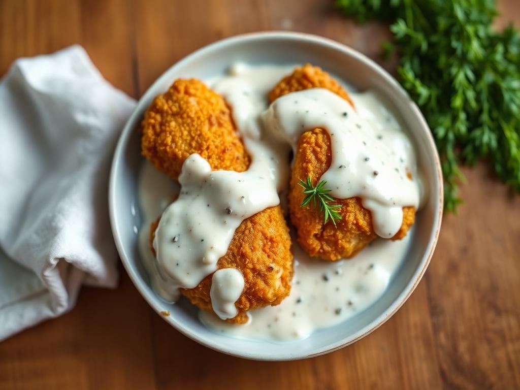 Maryland Fried Chicken with Cream Gravy — Maryland, United States