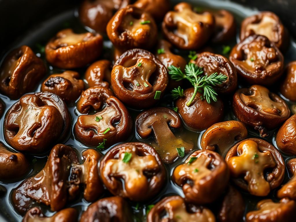 Michigan Morel Mushroom Sauté — Michigan, United States