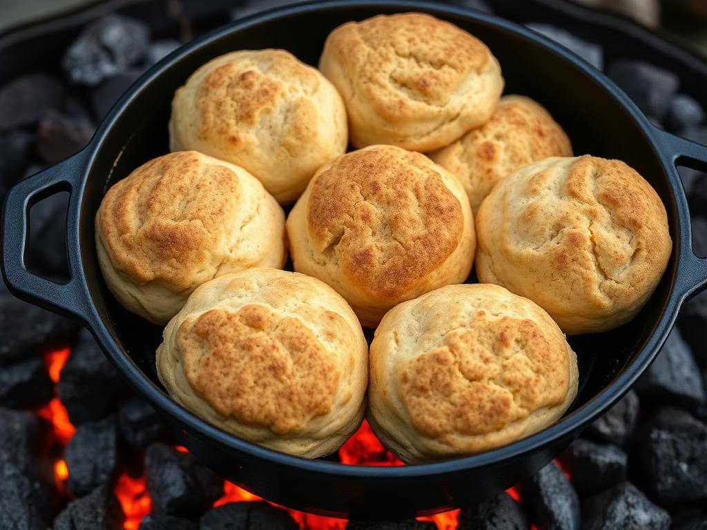 Dutch Oven Sourdough Biscuits — Montana, United States