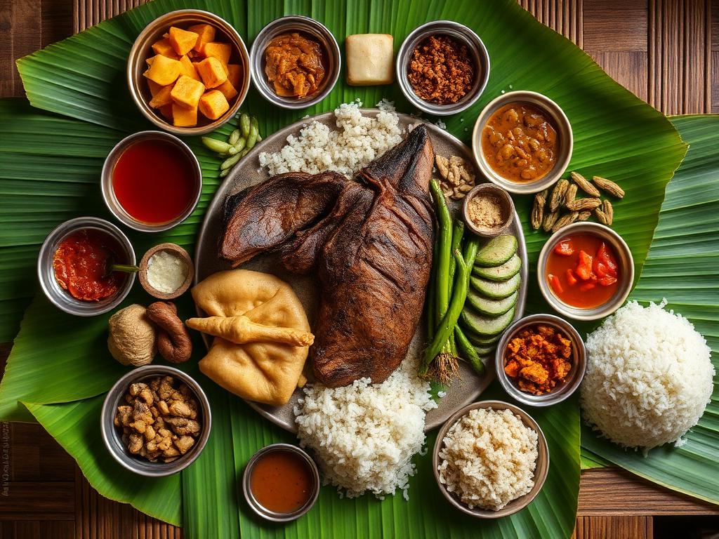 Chapchar Kut Vawksa Rep Feast Platter โ Mizoram, India