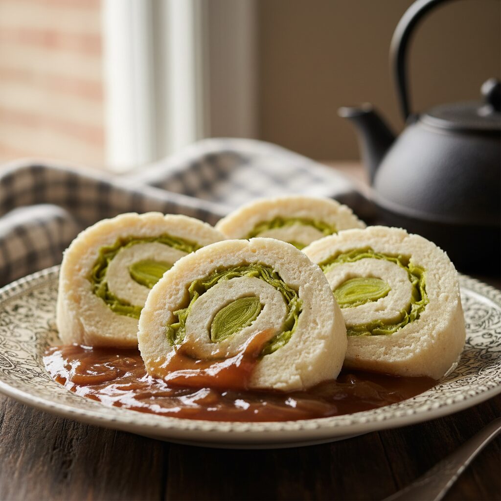 Leek Pudding β North East England, United Kingdom
